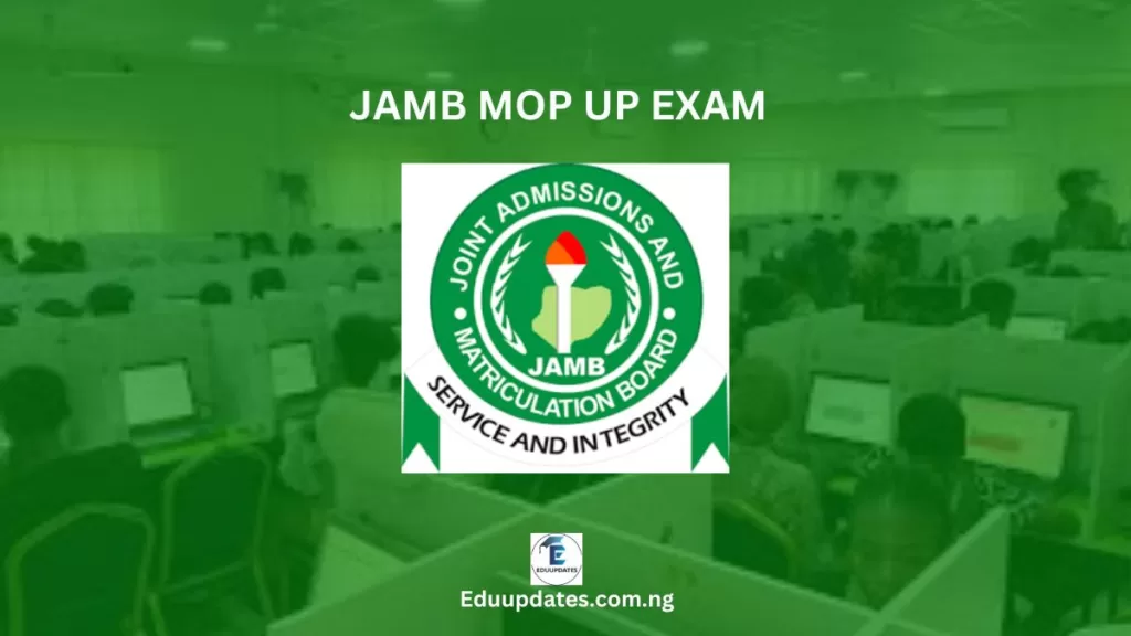 JAMB Mop Up Exam